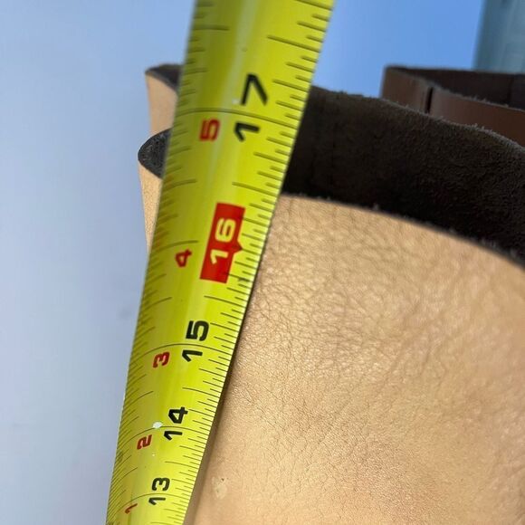 We The Free Leather Beau Tall Rider Boots Metal Toe in Fawn Tan NIB VERY RARE - Picture 10 of 14